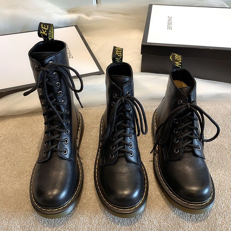 dr马丁靴女英伦风2025新款真皮工装靴子1460八孔软皮短靴秋冬百搭