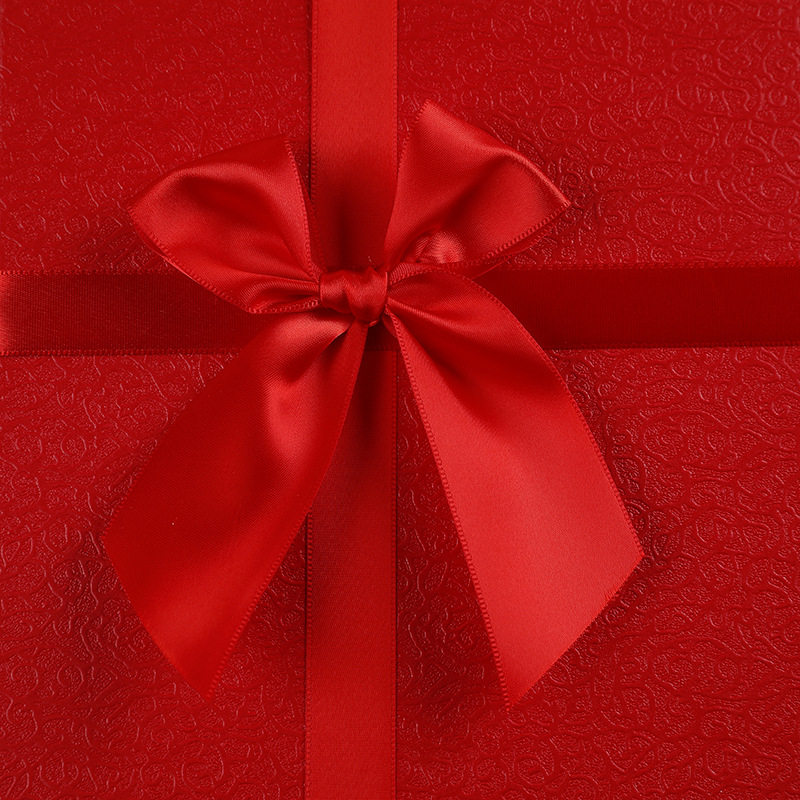 红色礼盒喜庆结婚伴手礼品盒生日长方形礼物盒子喜糖盒大号定制