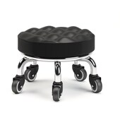 移动小凳子足疗修脚凳美缝凳子洗菜足疗椅子滑轮凳沙发足浴客厅