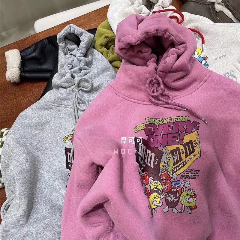 韩国女童厚T恤2023新款中大童上衣春秋童装时髦春装连帽外套打底,童装/婴儿装/亲子装,卫衣/绒衫,淘宝优惠券,粉丝福利购,淘宝优惠卷