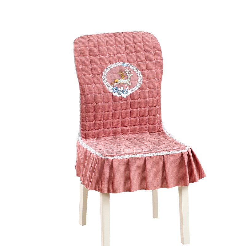 餐椅子套罩2024新款家用椅子坐垫餐椅椅套秋冬防滑老式木椅子套
