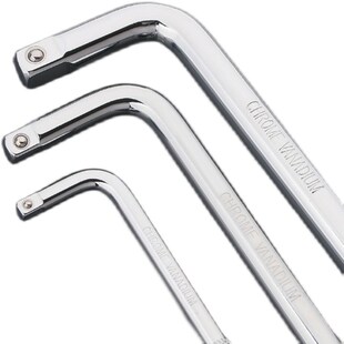 L杆加长不变形 套筒加长接杆1/2大飞扳手加力弯杆短棘轮L七字工具