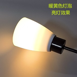 塑料小灯罩奶白色轻薄坚固耐摔柔光防刺眼台灯吊灯通用E27配件