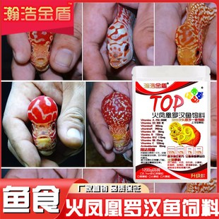 火凤凰罗汉鱼专用饲料泰国罗汉鱼爆头退沙高蛋白鱼食红德萨鱼粮