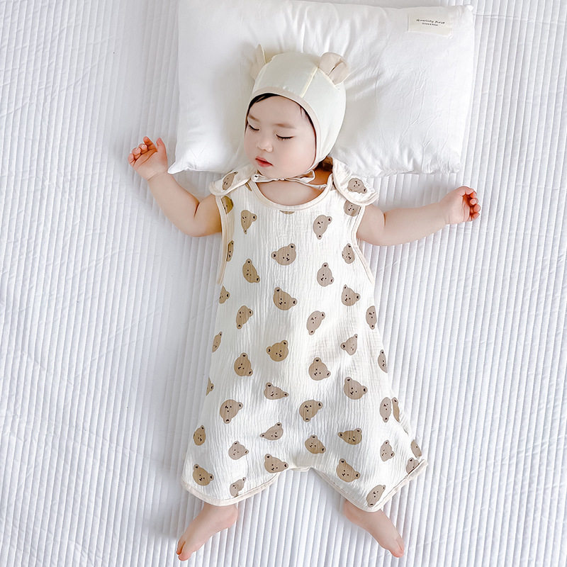 宝宝睡袋春夏薄款纯棉纱布无袖背心婴儿新生儿童睡觉防踢被空调房,婴童用品,睡袋/防踢被,淘宝优惠券,粉丝福利购,淘宝优惠卷
