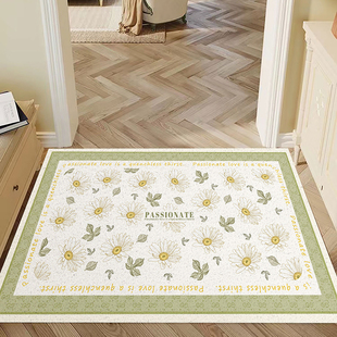 北欧风线条花入户丝圈门垫进门刮土防滑脚垫可自由裁剪柔软脑膜