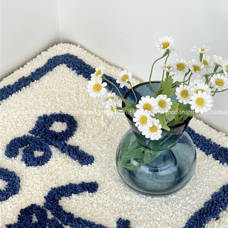 厚实物料玻璃 蓝色花瓶烛台两用 简约插花水培创意家居装饰小摆件