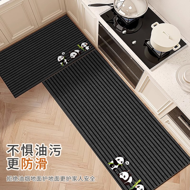 厨房地垫防滑防油可擦免洗家用耐脏防水进门口脚垫吸水地毯可定制