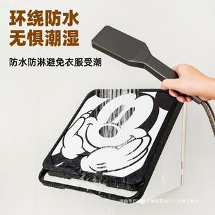 浴室置架洗澡放干折净衣厕服所LYA壁物画收纳箱叠防水盒卫生间柜