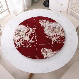 圆转形盘子桌布奢华长方形茶几餐桌布垫F76S6J6T欧家用北台 AL欧式