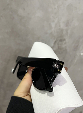 现货速发休闲渡假窄边框太男韩版潮街拍潮流豹纹嘻哈太抗UV