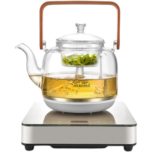 新功W21 W10 煮茶器玻璃壶盖蒸茶内胆烧水壶电热水壶盖子茶具配件