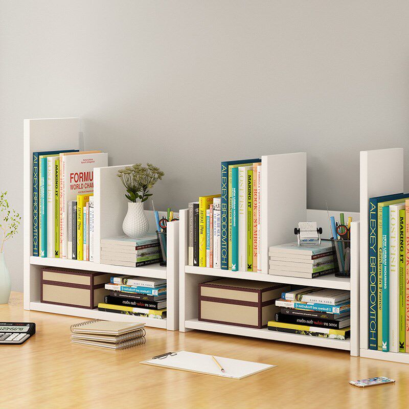 小型新款铮舍书桌上教室书柜简易创意桌面多层功能学生用置放床头