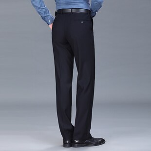 红都夏春秋季西裤男士商务正装笔挺垂坠中高腰工服团购男装长裤子