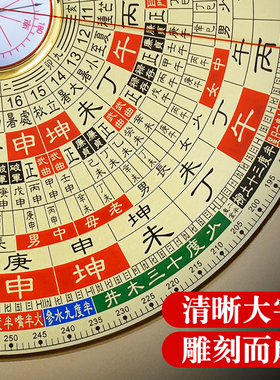 全自动激光罗盘高精度电子红外线八寸杨公三合盘随身罗经仪
