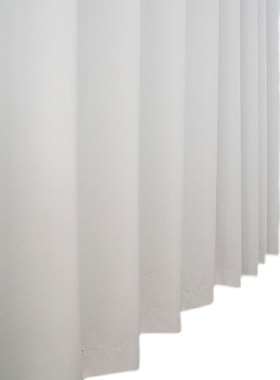 2021年新款客厅纯白色全遮光窗帘100不透光卧室in风北欧隔音窗帘