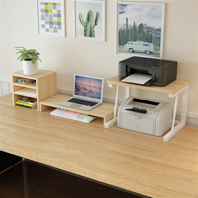 桌面打印机置物架办公室多功能家用办公针式打印机小型复印机架子