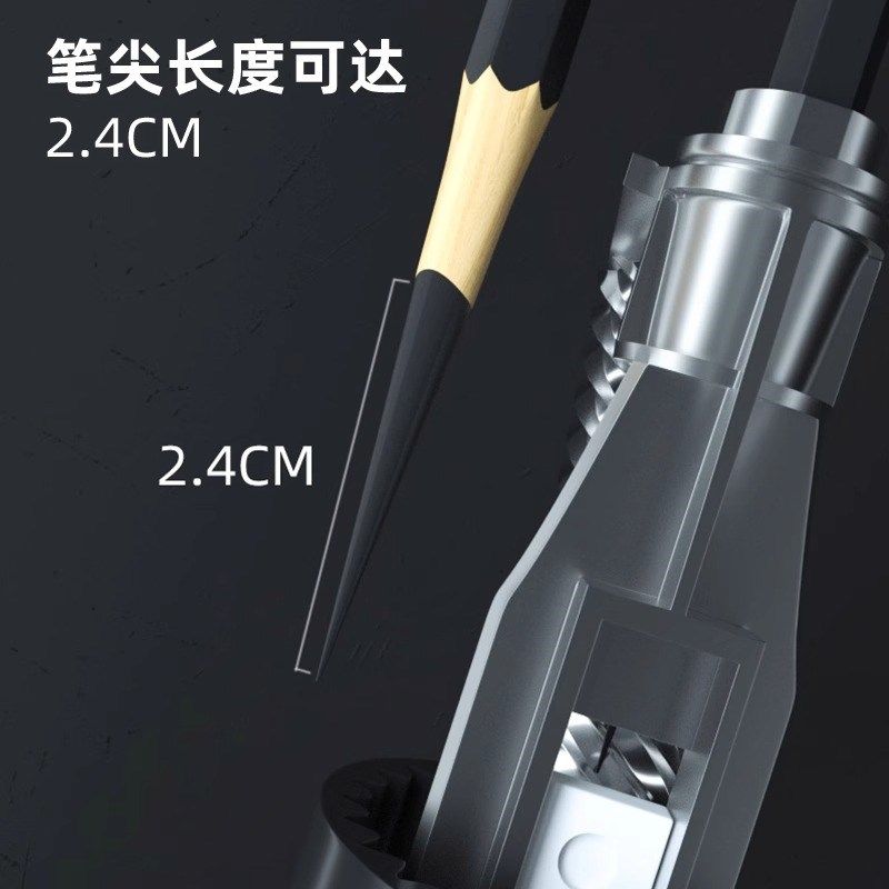 大V素描削笔器V5美术生专用专业转笔刀炭笔削笔刀刨手摇大卫削笔