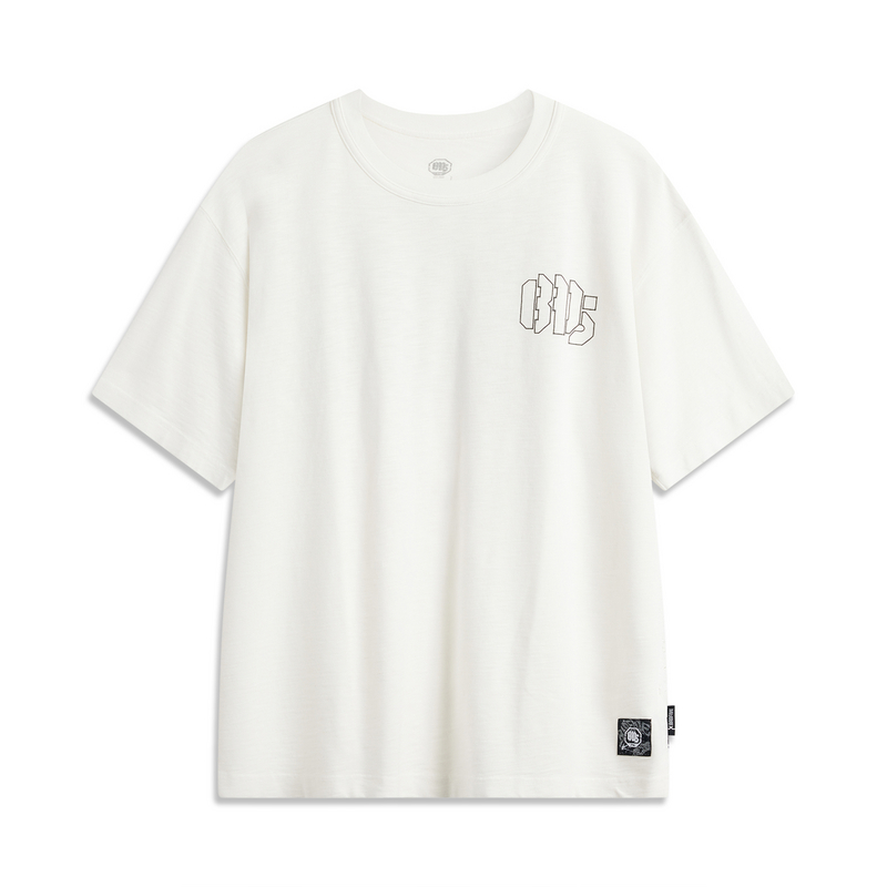 李宁LI-NING李宁夏篮球系列男子短袖文化衫AHSU433