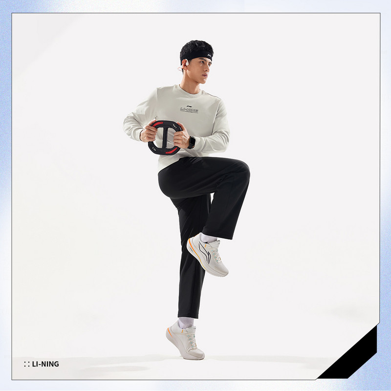 李宁LI-NING运动裤长裤男2025冬季直筒加绒保暖针织运动裤AKYV133,运动服/休闲服装,运动长裤,淘宝优惠券,粉丝福利购,淘宝优惠卷