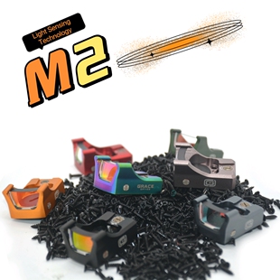 全金属M2全息TMR无边框镜20mm高清红点RMR底板模型弹弓玩具器
