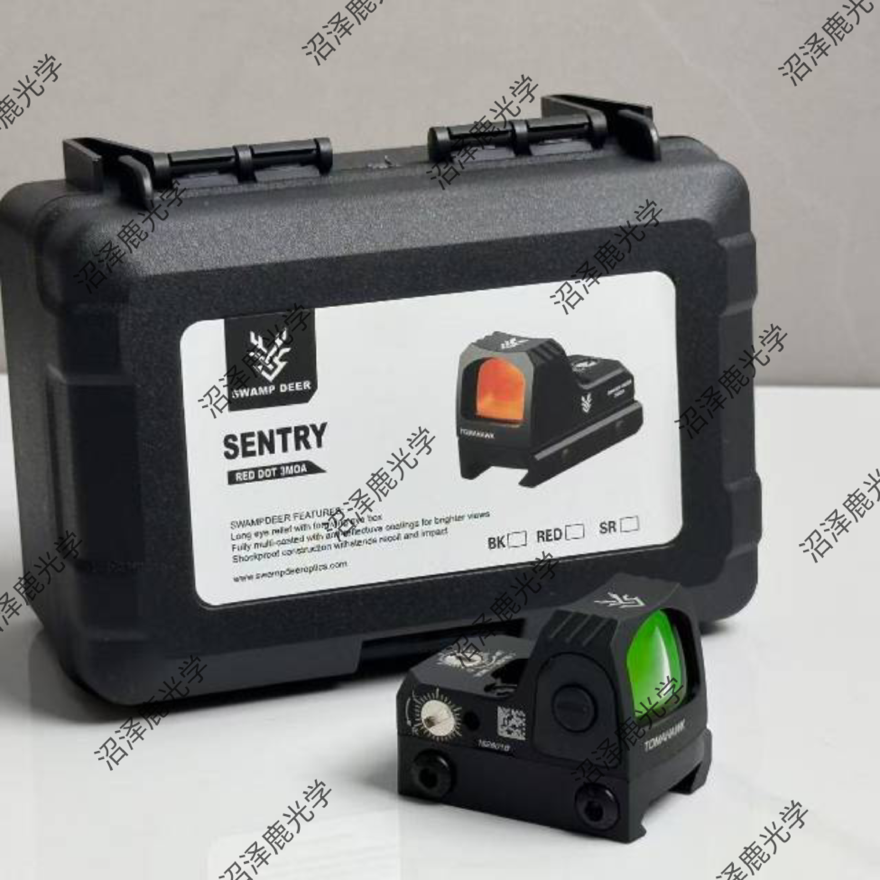 沼泽鹿SWAMP DEER哨兵红点全息瞄准器高透光胶合镜片高清弹弓玩具
