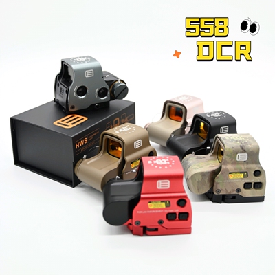 558DCR快拆全息抗震金属望远镜瞄准i器20mm导轨摆件弹弓红点玩具