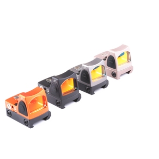 全金属全息镜瞄i准器高清虹膜rmr红点镀膜底板模型弹弓可归零玩具