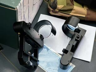 国产复刻全金属全功能OKP-7绿色倒三角分化红点摄影配件弹弓配件