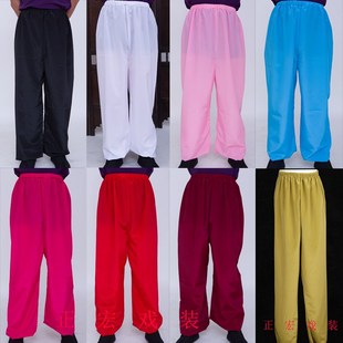 素生裤 小彩练功裤 打底裤 彩练裤 练 速发晨裤 灯笼裤 京剧戏剧戏曲水裤