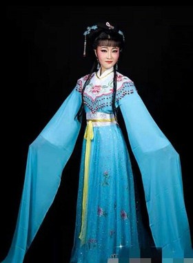 速发黄梅服七仙新装影楼古装小花旦衣戏款越剧戏服花旦戏曲服装