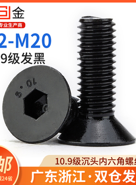 速发10沉级.头内六角螺丝高强度平头螺钉平杯螺栓 M1M5M6M8M10M42