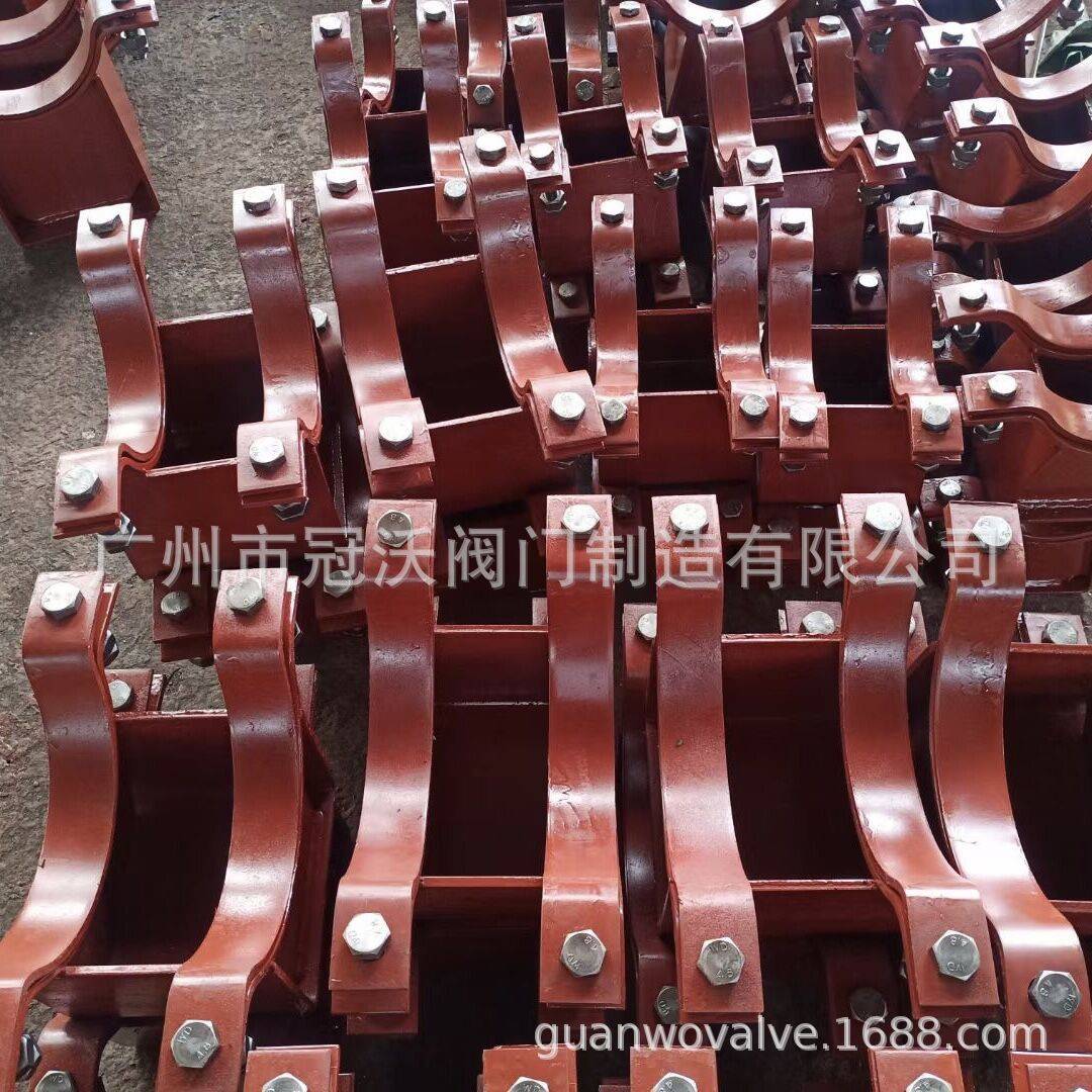 A2标准型双螺栓管夹 管道支架管卡三孔基准型抱箍 不锈钢管夹管箍