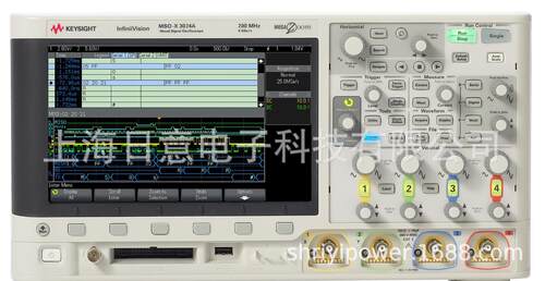 是德MSOX3024A 混合信号示波器200 MHz 4个模拟通道 16个数字通道