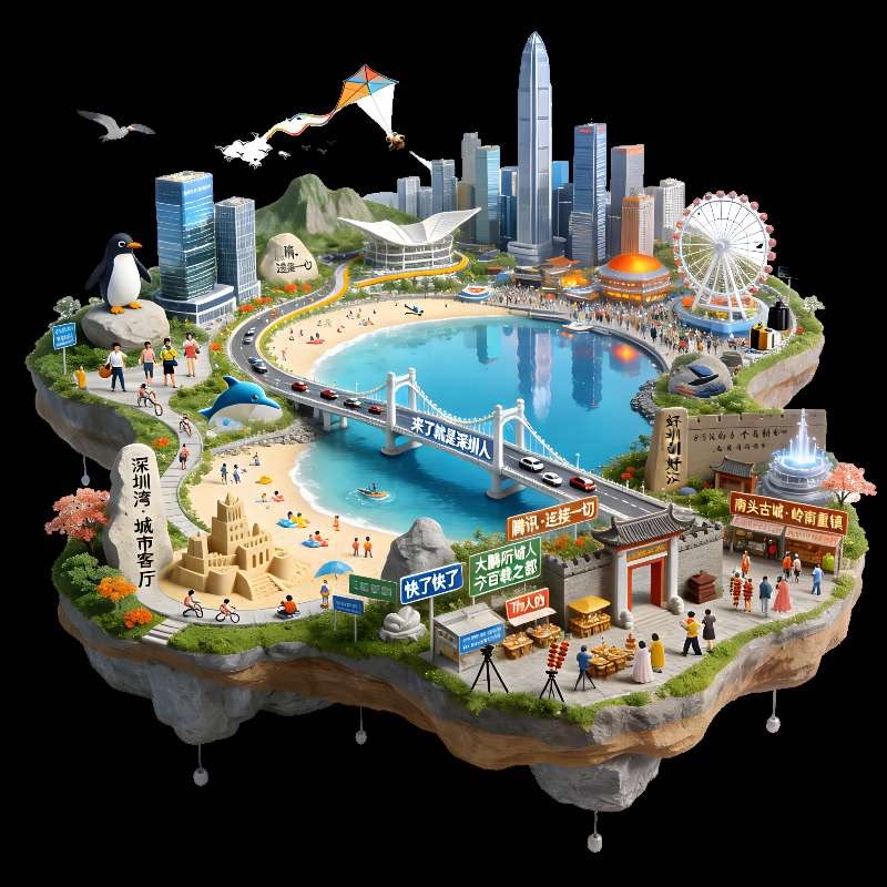 深圳旅游纪念品冰箱贴文创伴手礼