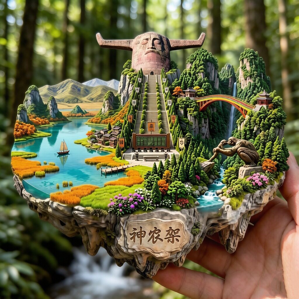湖北城市旅游纪念品文创冰箱贴