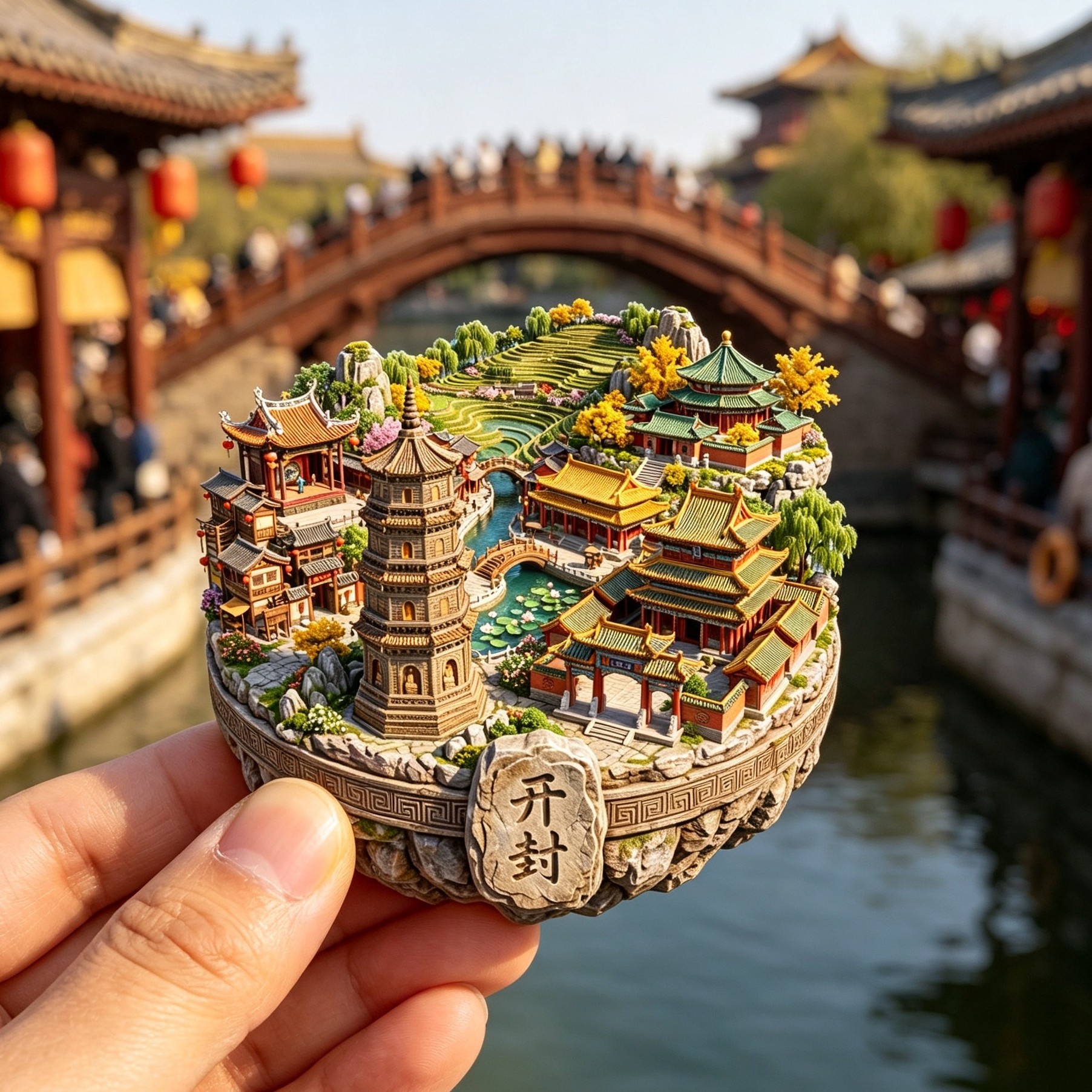 开封城市旅游纪念品冰箱贴磁吸