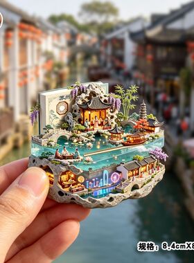 苏州旅游景点纪念品冰箱贴伴手礼