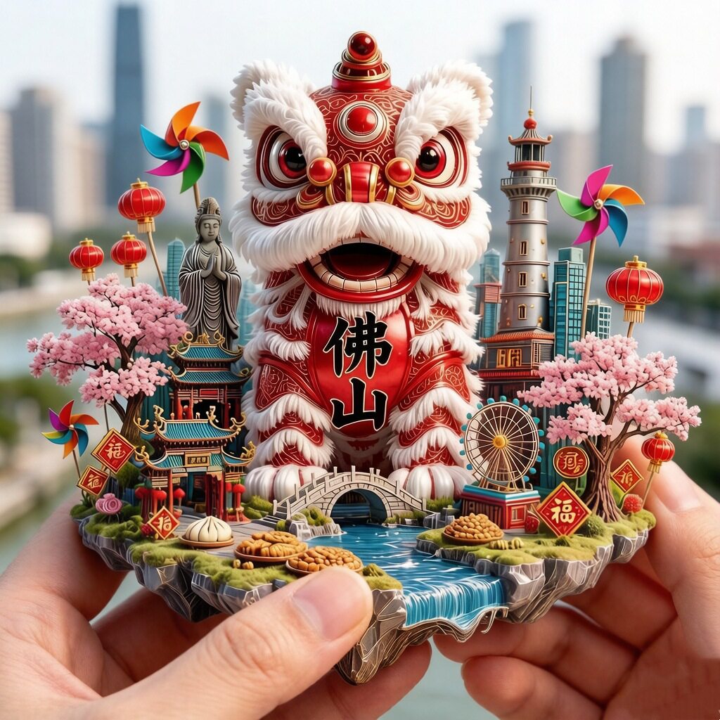 佛山城市旅游纪念品冰箱贴磁吸
