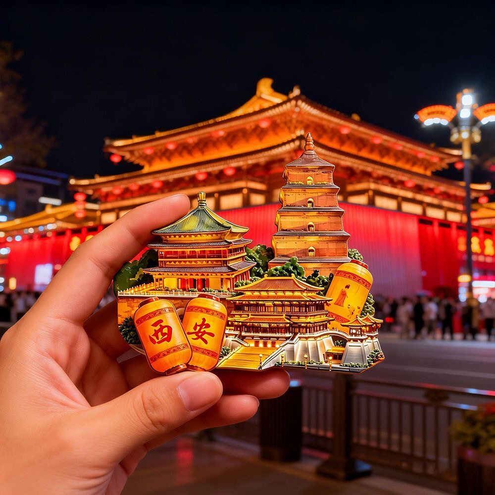 西安景点旅游文创纪念品冰箱贴