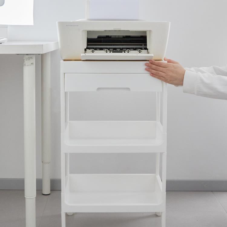 打印机置物架可移动多层收纳书架小推车办公室书桌复印机新款