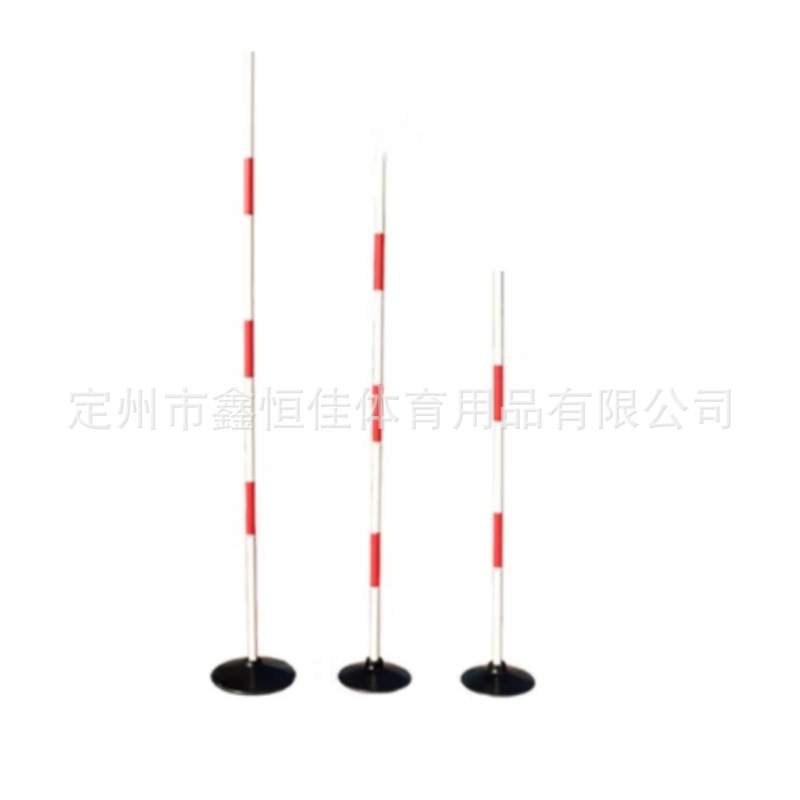 标志杆障碍物练车杆1.5米pvc+2kg橡胶底座*10套蛇形跑杆倒车杆