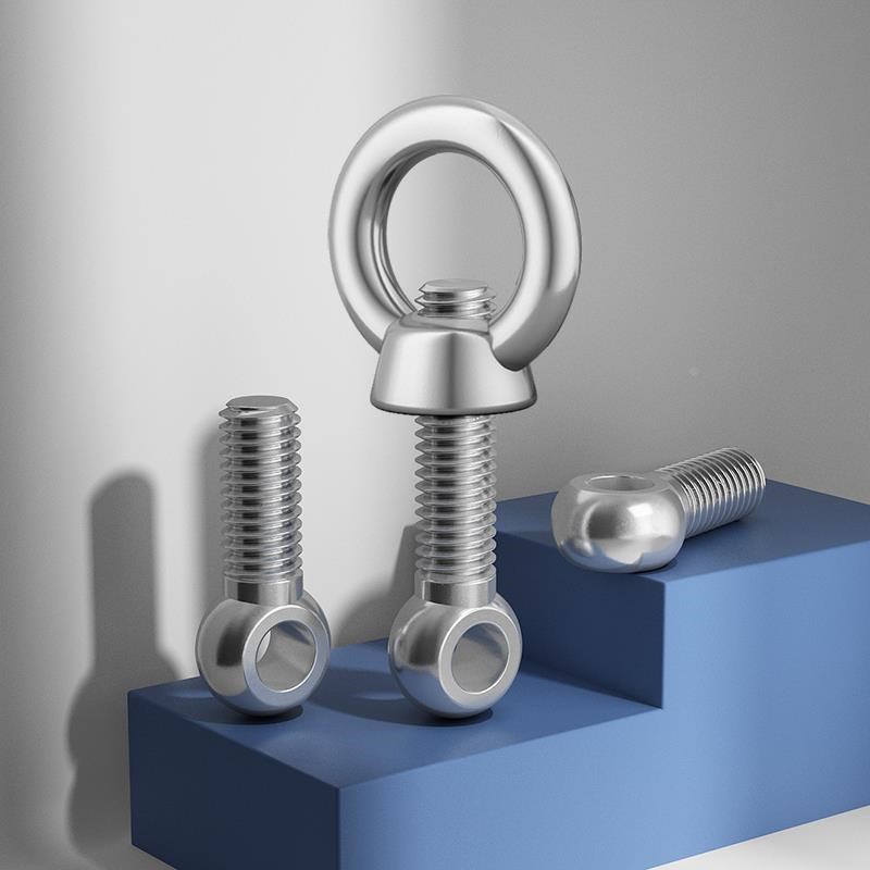 速发04不锈钢吊环螺丝螺大活型螺钉母全套装组合O节圈活接螺栓M5M