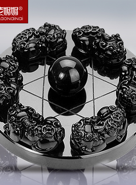 速发老奶镇 个性水晶底盘貔貅宅奶七星财聚阵招财摆件