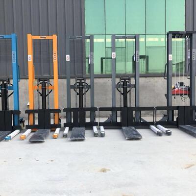 堆高车动升降升高车34352吨1吨吨堆电垛小型手车推托盘搬运装卸车