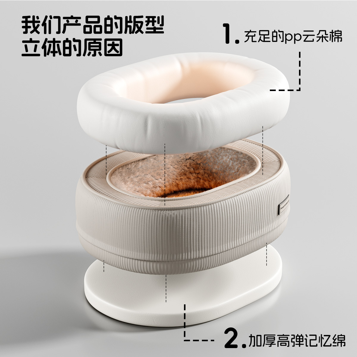 狗窝灯芯绒开放式窝四季通用可拆洗宠物沙发狗狗猫咪床中型犬猫窝