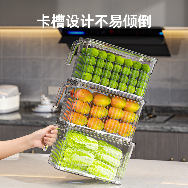 冰箱收纳盒食品级整理鸡蛋水果蔬菜专用储物柜饺子保鲜冷冻盒