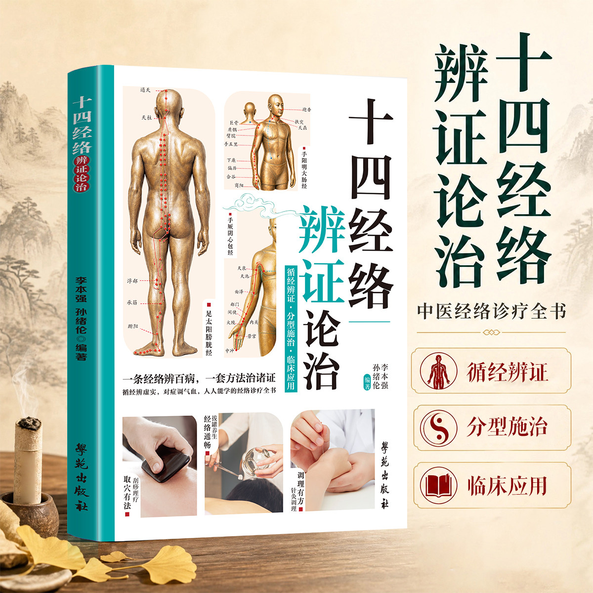 十四经络辨证论治 中医经络诊疗穴位图解 中医养生调理临床应用书