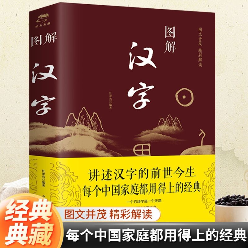 图解汉字 说文解字汉字图解字典图解汉字的故事古代汉语字典书籍