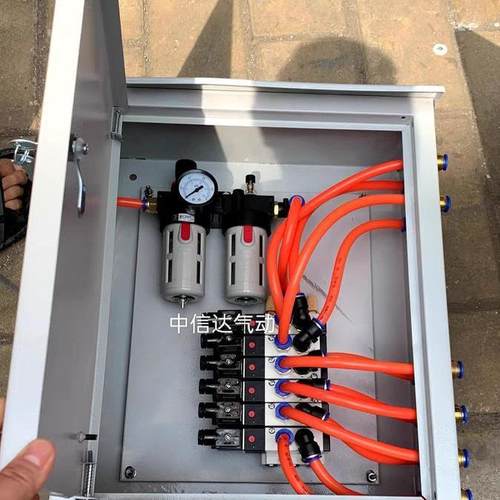 气控箱电磁阀组控制箱气动阀控制柜气源处理配电箱阀导箱可定做
